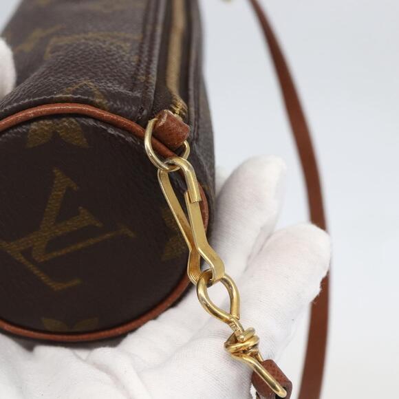 LOUIS VUITTON Monogram Papillon Pouch LV Auth ka1183 - Picture 10 of 16